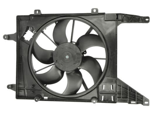 Radiatorventilator (met huisvesting) past: RENAULT GRAND SCENIC II, KANGOO, KANGOO EXPRESS, MEGANE I, MEGANE I CLASSIC, MEGANE I COACH, MEGANE II, MEGANE SCÉNIC, SCENIC I 1.0-2.0 01.96-10.11