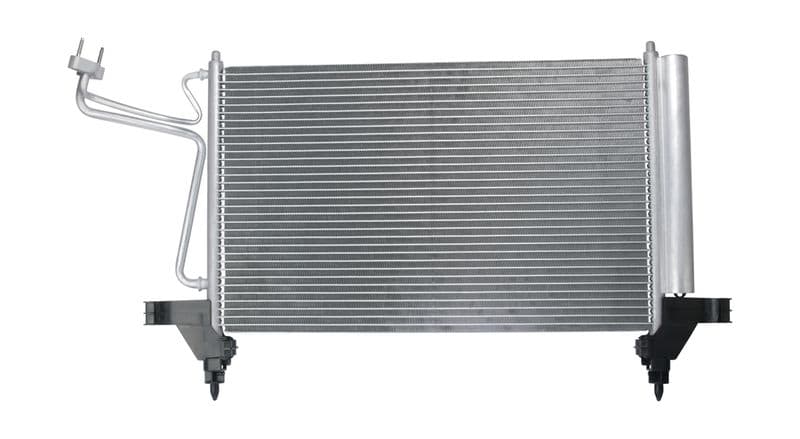 A/C condensator (met droger) past: FIAT STILO 1.2-2.4 10.01-08.08