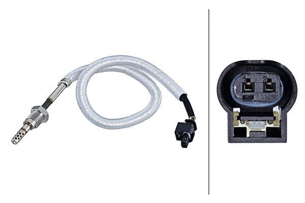 Uitlaatgastemperatuursensor (Vóór katalysator) past: CHRYSLER VOYAGER V  DODGE NITRO  JEEP CHEROKEE, WRANGLER III 2.8D 04.07-