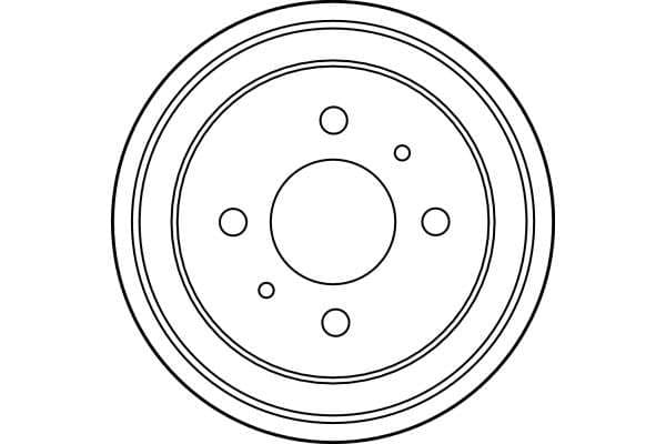 Remblokken set Achter (met extra's), past: TOYOTA AVENSIS 1.6-2.2D 11.08-10.18