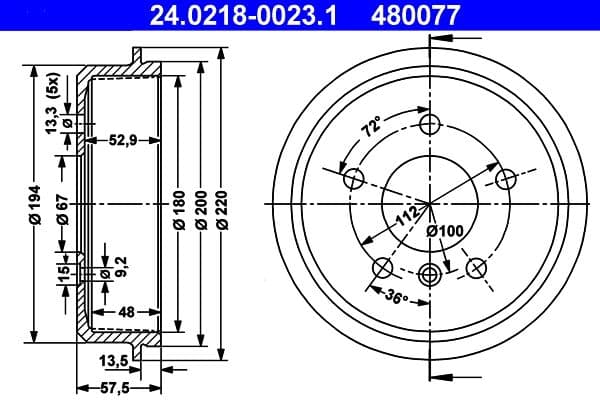 Brake drum