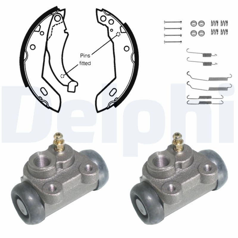 Brake shoe set