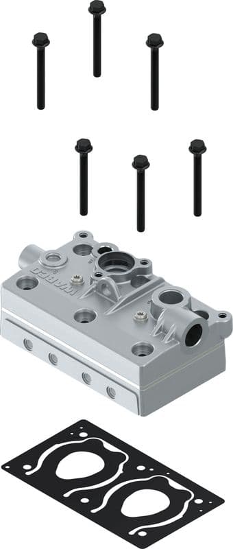 Compressor cilinderkop, past op 9125120300,9125140100 (volledig) past: VOLVO FH13  FM 13