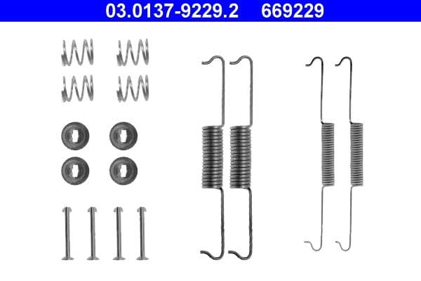 Accessory Kit, brake shoes