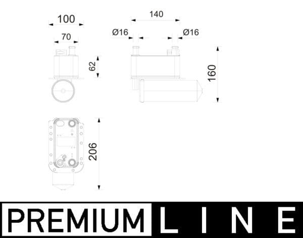 A/C condensator (met droger) past: AUDI Q8 E-TRON Electric 11.22-