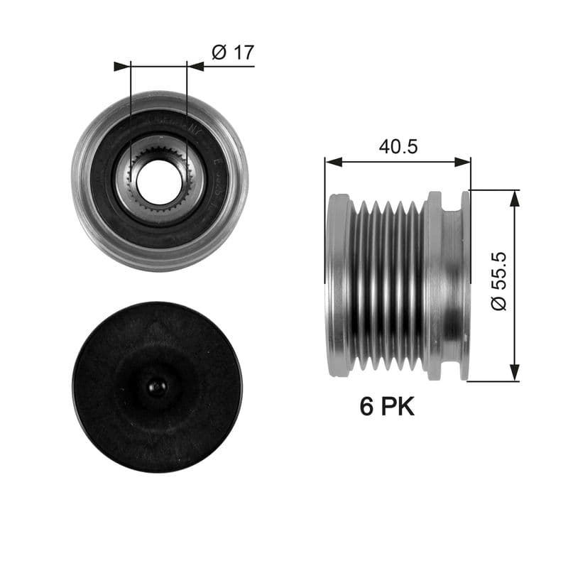Alternator pulley