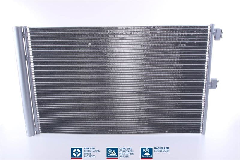 A/C condensator (met droger, (EN) additional fitting elements) past: MERCEDES A (W176), CLA (C117), CLA SHOOTING BRAKE (X117), GLA (X156) 2.0 06.13-06.19