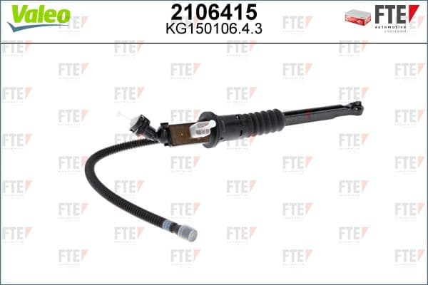Hoofdcilinder koppeling (15,9/16mm), voertuig met het stuurwiel op de links past: PEUGEOT 308, 308 I 1.6D 06.09-12.14