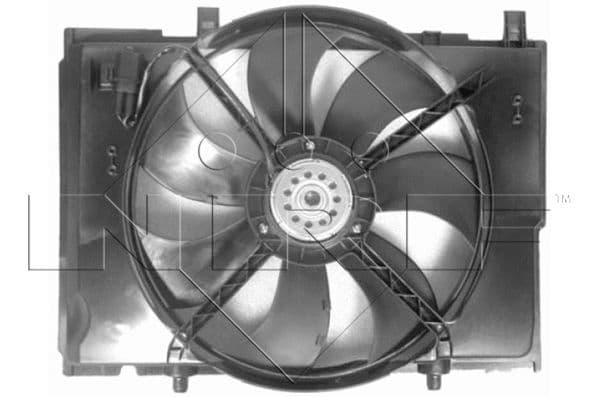 Radiatorventilator (met huisvesting) past: CHRYSLER CROSSFIRE 3.2 07.03-12.08