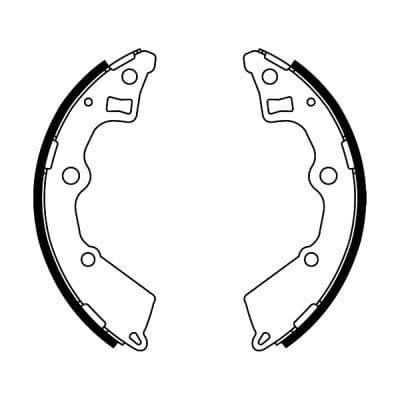 Remschoen past: KIA PICANTO I 1.0/1.1/1.1D 04.04-09.11