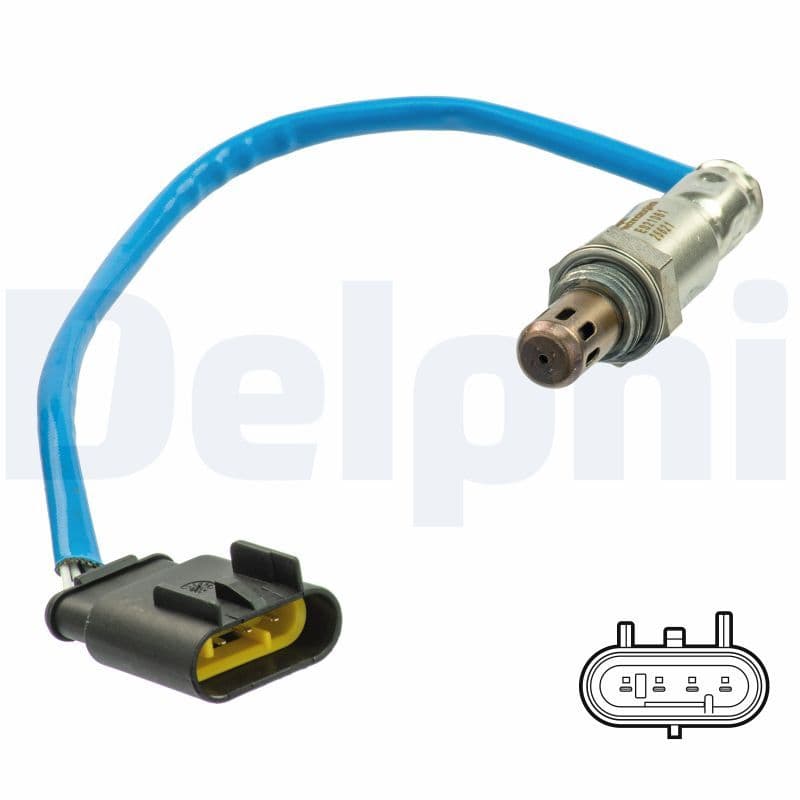 Lambda sonde (340mm) past: ABARTH PUNTO, PUNTO EVO  ALFA ROMEO GIULIETTA, MITO  FIAT 500, 500 C, 500L, BRAVO II, GRANDE PUNTO, LINEA, PUNTO, PUNTO EVO  LANCIA DELTA III 0.9-1.4LPG 10.03-