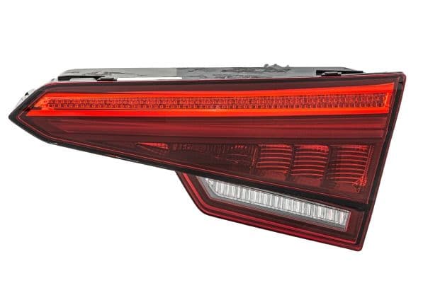 Achterlicht Rechts (binnen, LED, kleur indicator wit, kleur van het glas red, achteruitrijlicht) past: AUDI A4 B9 Saloon 05.15-