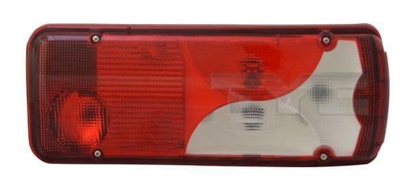 Achterlicht Rechts (kleur indicator wit, kleur van het glas red) past: MERCEDES SPRINTER 906, SPRINTER 907/910/eSprinter  VW CRAFTER 2E Chassis / Platform 04.06-