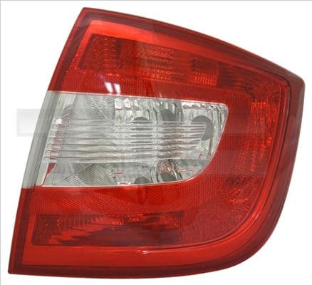 Achterlicht Rechts (P21/4W/P21W/PY21W/W3W, kleur van het glas red) past: SKODA RAPID Liftback 07.12-03.22