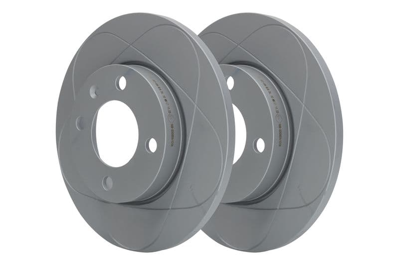 Brake disc, 1pcs, ATE PowerDisc, vol, Cut, Voor   Links/Rechts, buitendiameter 239 mm, dikte 12 mm, past: AUDI 80 B1, 80 B2, COUPE B2  SEAT CORDOBA, CORDOBA VARIO 1.0-2.2 05.72-07.04