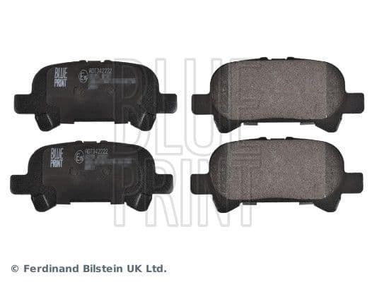 Remblokken set Achter , past: TOYOTA AVALON, CAMRY, RAV 4 III, SOLARA 2.4/3.5 07.03-