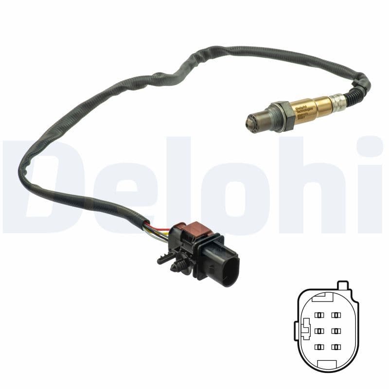 Lambda sonde (670mm) past: FORD C-MAX II, FIESTA VII, FOCUS III, GRAND C-MAX, KUGA II, PUMA, TOURNEO CONNECT V408 NADWOZIE WIELKO, TRANSIT CONNECT V408 1.0-2.3 02.12-