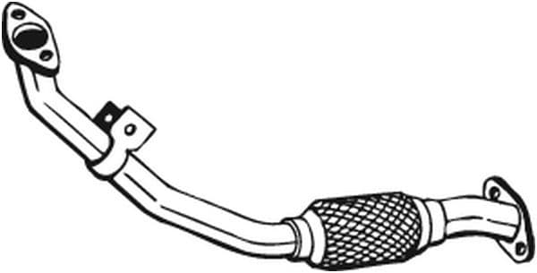 Uitlaatpijp Voor (flexibel) past: MITSUBISHI PAJERO II 2.8D 06.94-10.99