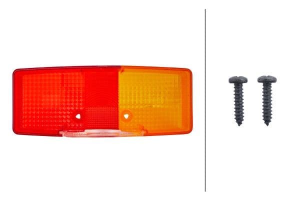 Rear lamp element Links (P21W/R10W, met indicator, met stoplicht, parkeerlicht, met plaatverlichting) past: FENDT 102 FARMER, 102 S FARMER, 103 S FARMER, 103 SA FARMER, 104 S FARMER, 105 S FARMER