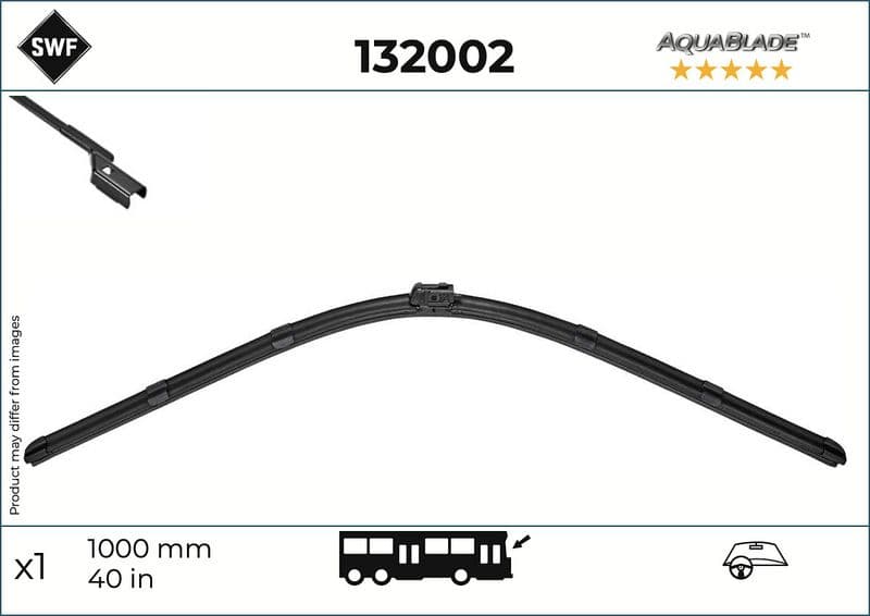 Wisserblad voegloos Voor (1pcs) AquaBlade 1000mm past: SETRA 500 01.12-