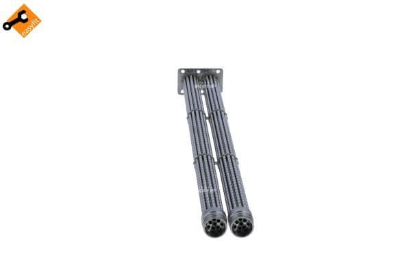 Uitlaatgassen radiator (93mm x 93mm x 48mm, buizen  gewoon patroon, door afmetingen) past: MAN TGA, TGS I, TGX I  VAN HOOL T D2676LF01-D2876LF05 04.00-