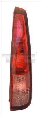 Achterlicht Links (P21W/W21/5W/W21W, kleur van het glas red) past: NISSAN X-TRAIL I T30 09.03-01.13