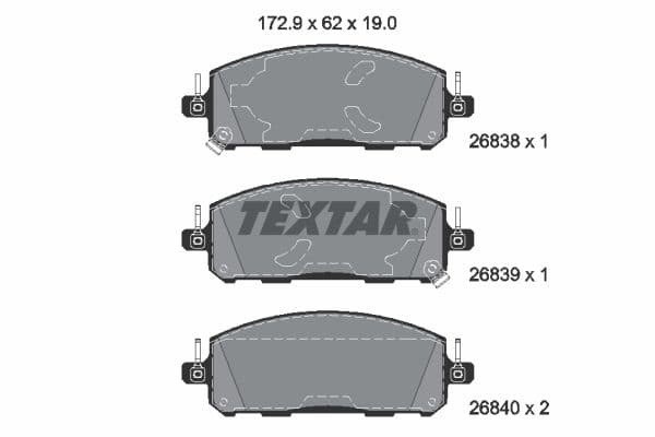 Remblokken set Voor , past: MITSUBISHI OUTLANDER IV  NISSAN ARIYA, QASHQAI III, X-TRAIL IV  RENAULT AUSTRAL, ESPACE VI, RAFALE, SCENIC E-TECH PHASE I 1.2H-Electric 07.20-
