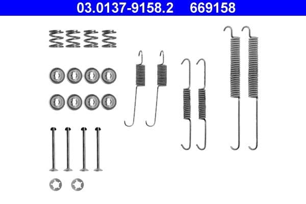 Accessory Kit, brake shoes