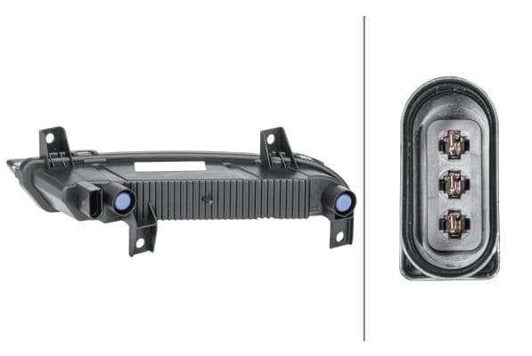 Dagrijlichten Rechts (LED, lichtfuncties: dagrijlichten) past: SKODA OCTAVIA II 11.08-06.13