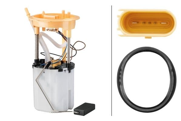 Elektrische brandstofpomp (module) past: AUDI A3, TT  SEAT ALTEA XL  SKODA OCTAVIA I, OCTAVIA II, SUPERB II, YETI  VW GOLF V, GOLF VI 1.6D/1.9D/2.0D 05.03-10.20