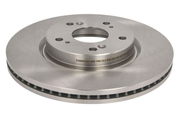 Brake disc Voor Links/Rechts past: HONDA ACCORD IX, CIVIC IX, CIVIC X, HR-V 1.4-2.4 02.12-