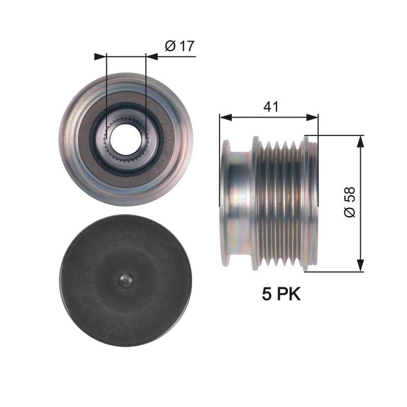Alternator pulley
