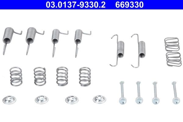 Accessory Kit, parking brake shoes