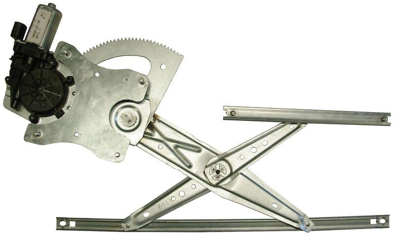 Raamregelaar Voor Rechts (elektrisch, met motor, aantal deuren: 4) past: KIA CARENS I 07.02-05.07