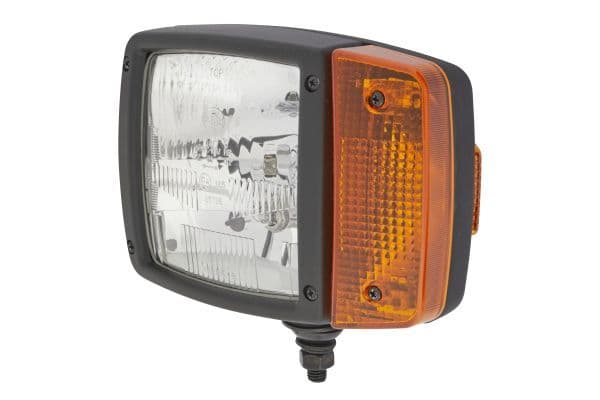 Koplamp Links (H3/H7/P21W/T4W, kleur invoegen: zwart, kleur indicator: oranje) past: JOHN DEERE 9320, 9330, 9410 R, 9420, 9420 R, 9430, 9430 T, 9460 R, 9470 R, 9510 R, 9520, 9520 R, 9530, 9530 T