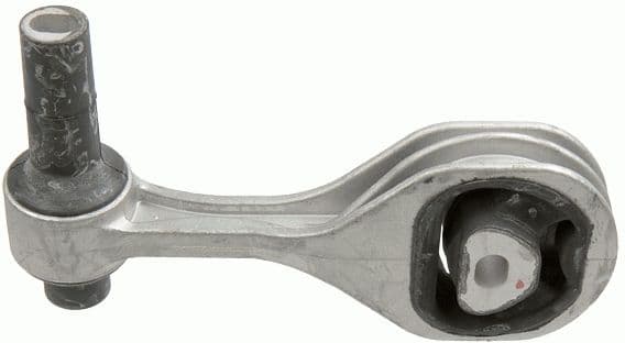 Motorsteun Achter Links, behuizing van een versnellingsbak, rubber-metaal (Lengte: 247 / breedte 135 / hoogte 54) past: FIAT DOBLO, DOBLO CARGO 1.3D/1.6D 01.10-