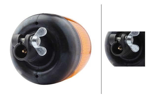 Roterend baken (12V, halogeen, H1, 55W, buisvormige kap)