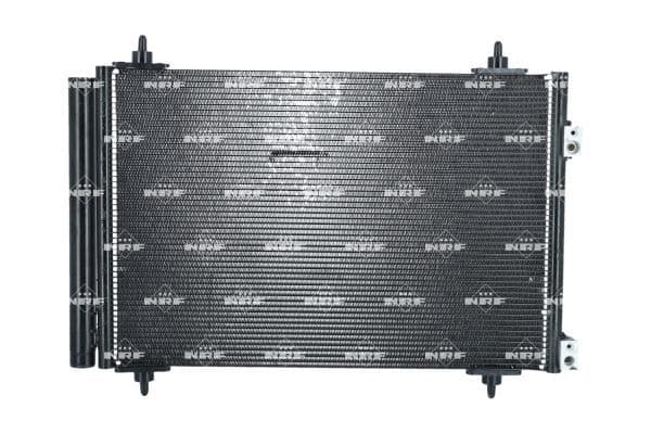 A/C condensator (met droger) past: DS DS 4, DS 5  CITROEN BERLINGO, BERLINGO MULTISPACE, C4, C4 GRAND PICASSO I, C4 I, C4 II, C4 III, C4 PICASSO I, DS4, DS5  PEUGEOT 3008, 3008 I 1.2-Electric 08.00-
