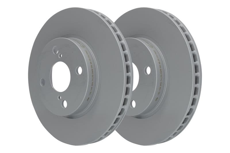 Brake disc Voor Links/Rechts past: TOYOTA COROLLA, COROLLA VERSO, PRIUS 1.3-1.8 09.00-03.09