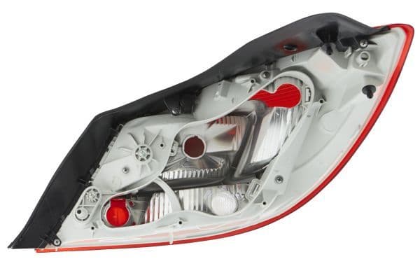 Achterlicht Links (P21W/R10W, kleur indicator wit, kleur van het glas red, anti-fog licht) past: OPEL INSIGNIA A Hatchback 07.08-05.13