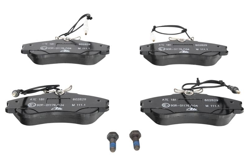 Remblokken set Voor (met remklauw geleidingsbouten), past: CITROEN BERLINGO, XSARA  PEUGEOT 306, 406, 607, PARTNER 1.1-Electric 04.93-12.15
