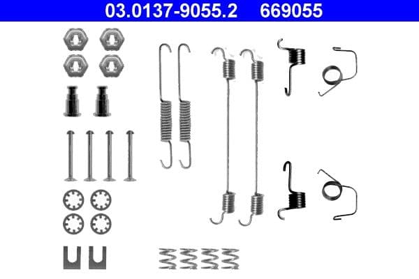 Accessory Kit, brake shoes