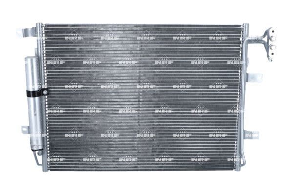 A/C condensator (met droger) past: LAND ROVER RANGE ROVER III 4.4D 07.10-08.12