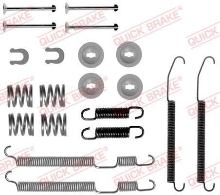 Accessory Kit, parking brake shoes