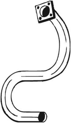 Uitlaatpijp Voor past: VW TRANSPORTER T3 1.6D 01.81-07.87