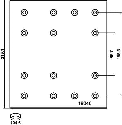 Stuurstang in lengterichting (L-822mm) past: IVECO EUROCARGO I-III 01.91-09.15