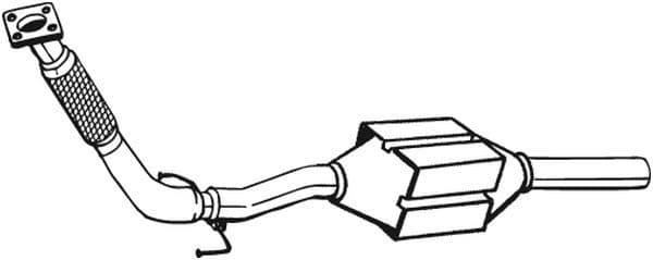 Katalysator EURO 3 past: SEAT CORDOBA, IBIZA III  SKODA FABIA I, FABIA I PRAKTIK  VW POLO IV 1.9D 11.99-04.12