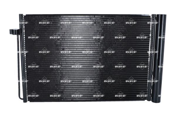 A/C condensator (met droger) past: BMW 5 (E60), 5 (E61), 6 (E63), 6 (E64), 7 (E65, E66, E67) 2.0-6.0 07.01-12.10