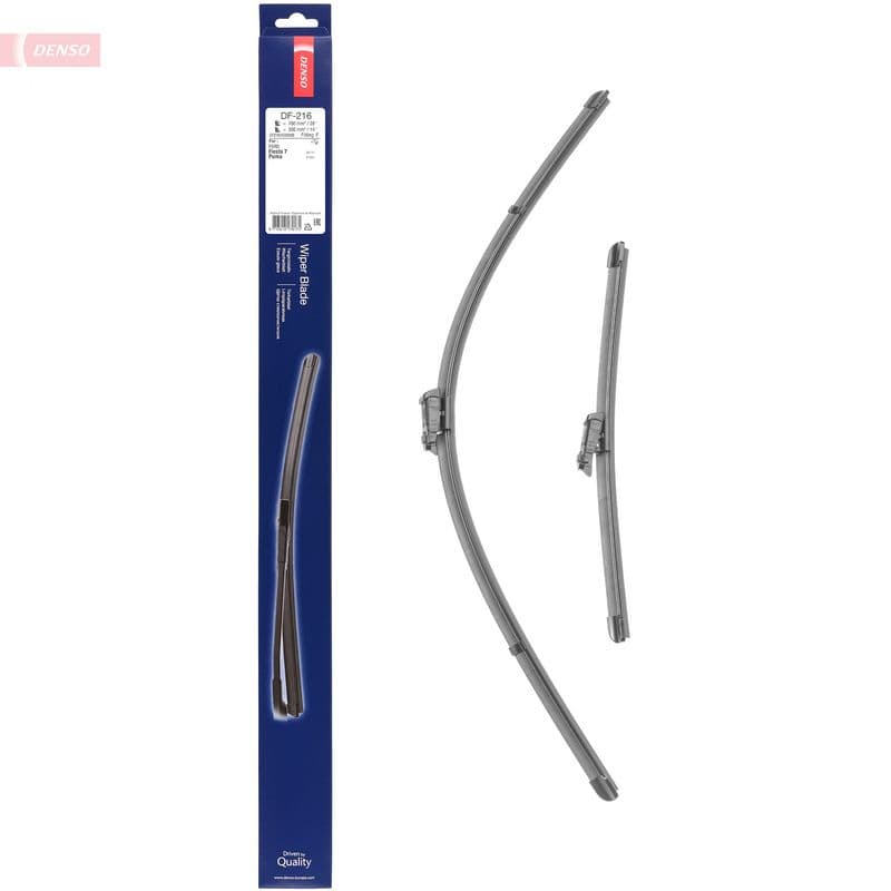 Wisserblad voegloos Voor (2pcs) Flat Blades 700/350mm past: FORD FIESTA VII, PUMA  RENAULT CAPTUR II 05.17-