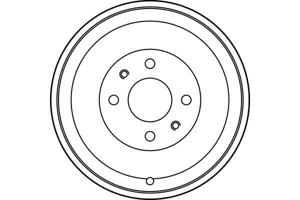 Brake drum Achter past: ALFA ROMEO 145, 146  FIAT DOBLO, ELBA, FIORINO, IDEA, LINEA, MAREA, MULTIPLA, PALIO, QUBO, SIENA, STRADA, TEMPRA, TIPO, UNO  INNOCENTI ELBA  LANCIA MUSA 1.2-2.0 07.87-